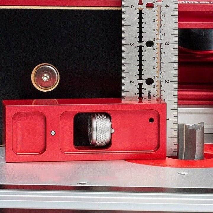 Woodworking adjustable edge ruler