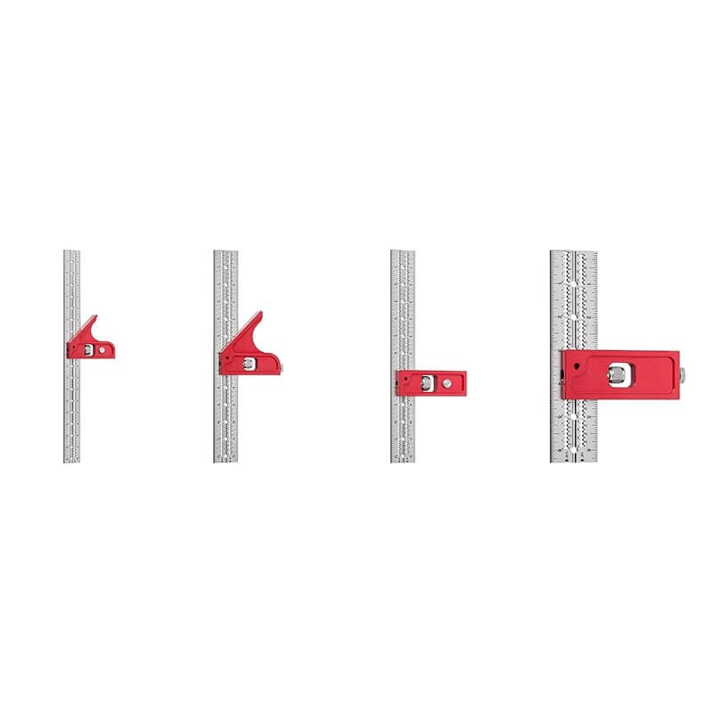 Woodworking adjustable edge ruler