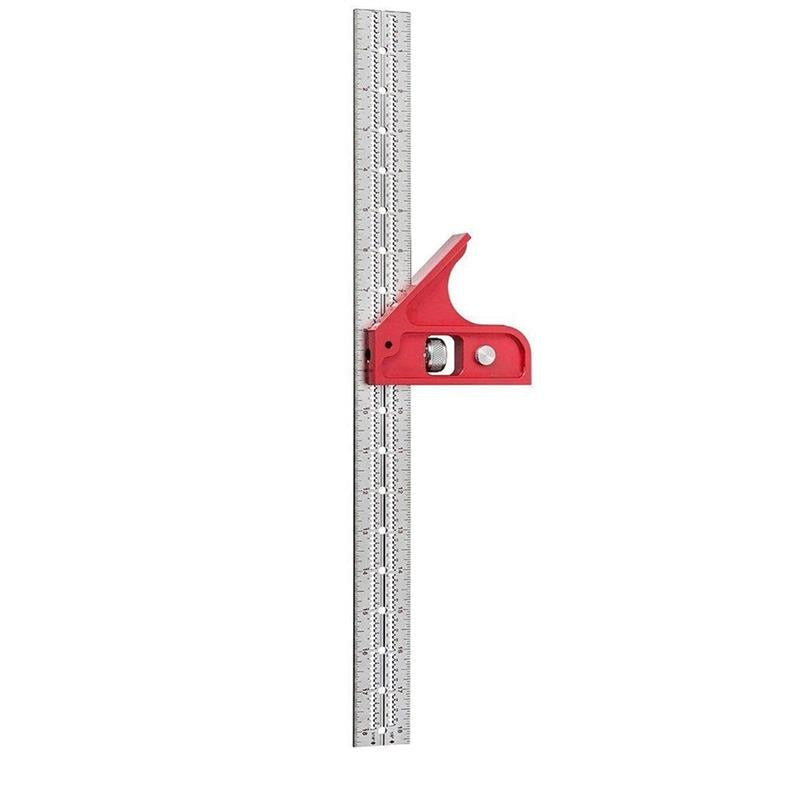 Woodworking adjustable edge ruler
