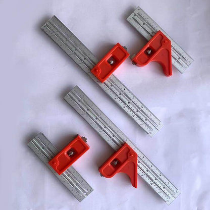 Woodworking adjustable edge ruler