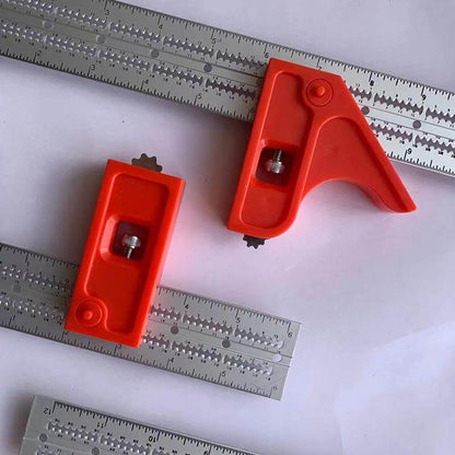 Woodworking adjustable edge ruler