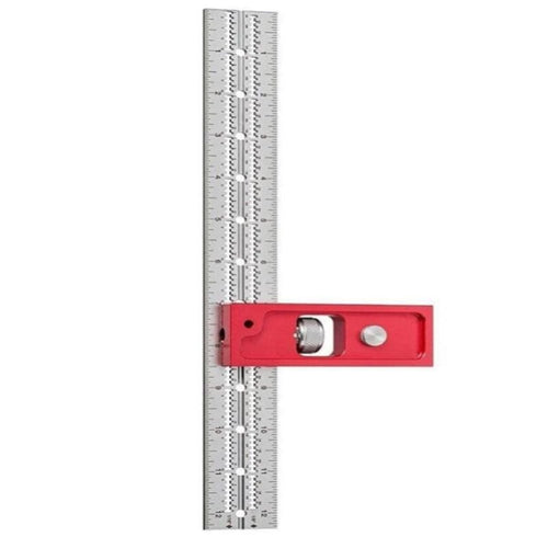 Woodworking adjustable edge ruler