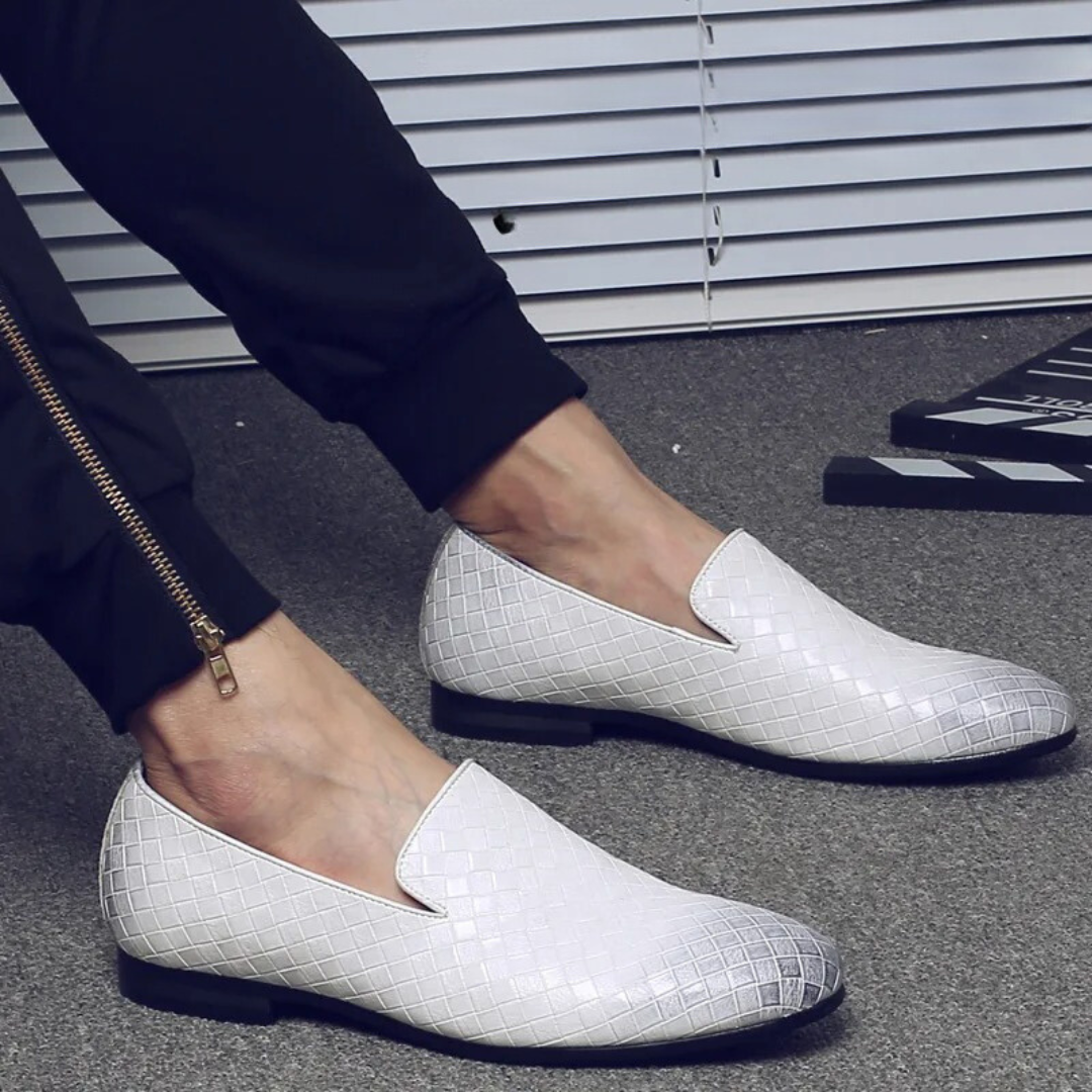 Woven Loafer Men's Shoes