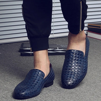 Woven Loafer Men's Shoes
