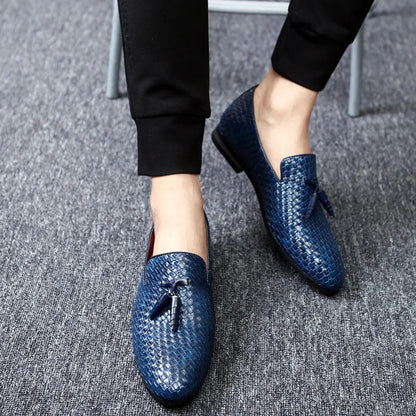 Woven Loafer Men's Shoes