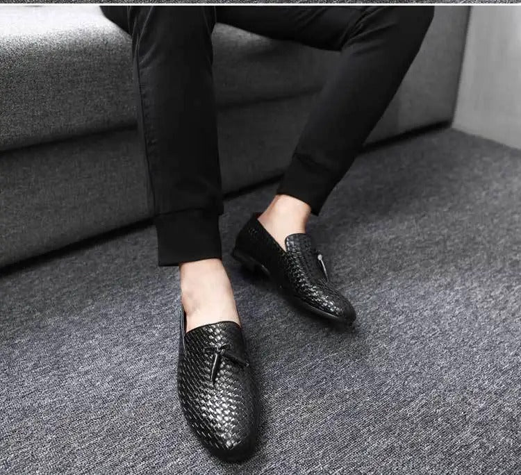 Woven Loafer Men's Shoes