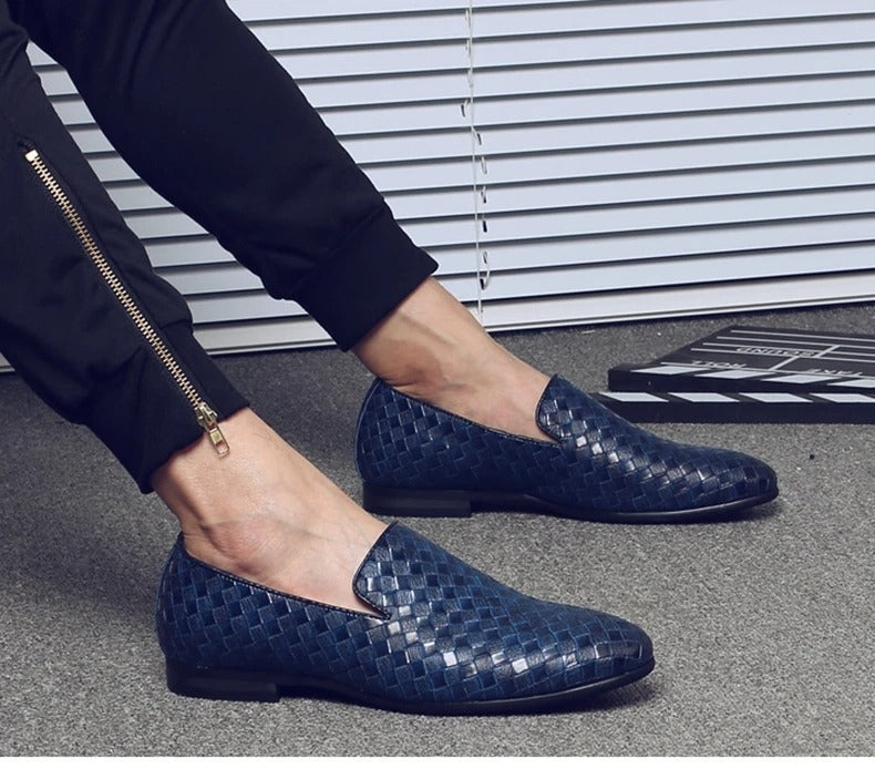 Woven Loafer Men's Shoes