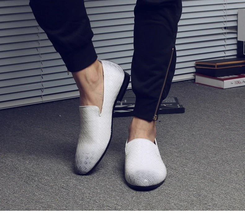 Woven Loafer Men's Shoes