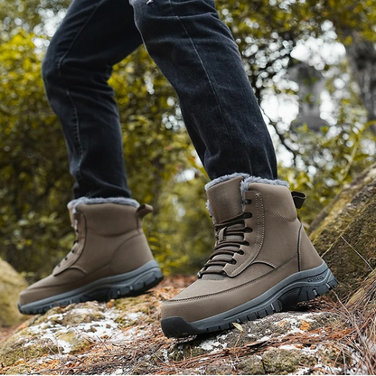 Men's Winter Snow Boots with Fur