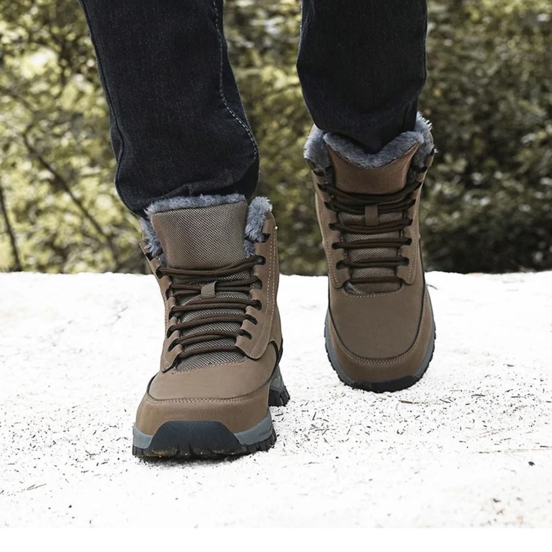 Men's Winter Snow Boots with Fur