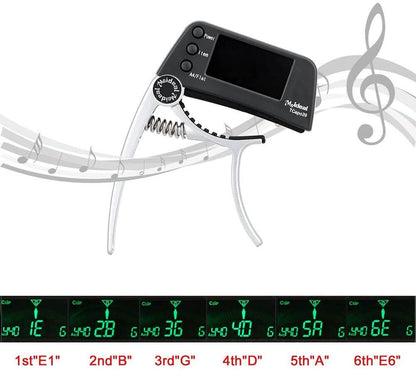 2-in-1 Gitaar Capo & Tuner