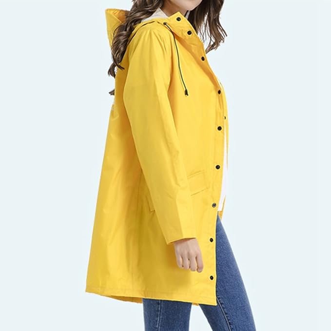 Windbreaker Raincoat Trench Coat for ladies