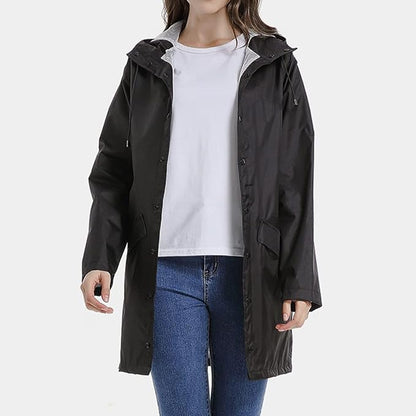 Windbreaker Raincoat Trench Coat for ladies