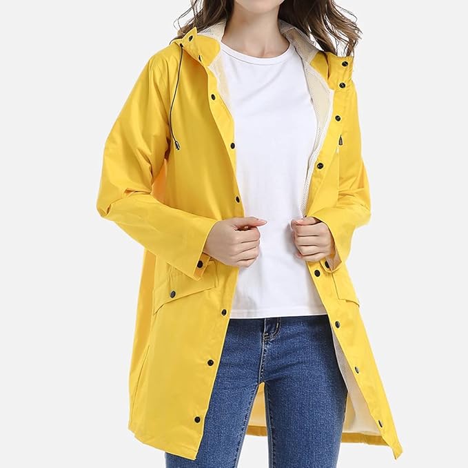 Windbreaker Raincoat Trench Coat for ladies