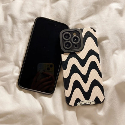 Zebra Pattern Phone Case For iPhone