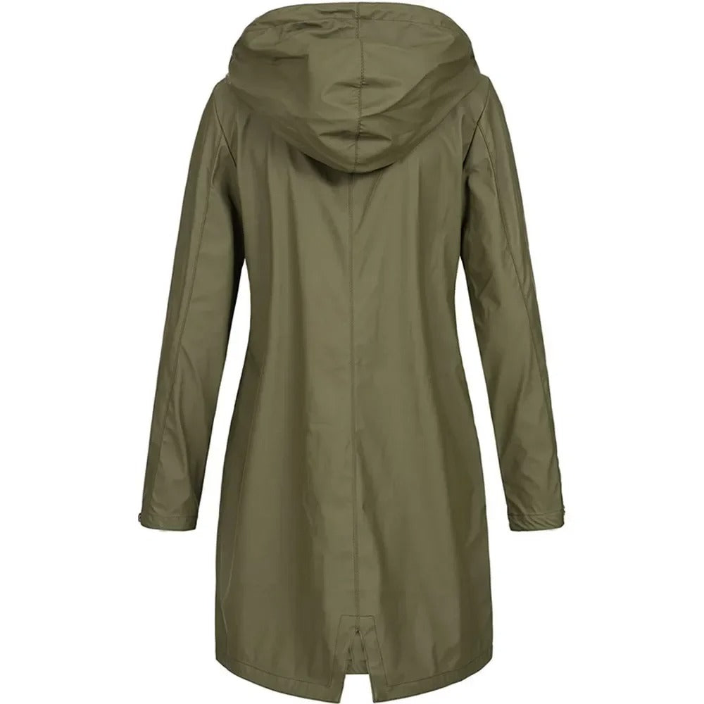Windbreaker Raincoat Trench Coat for ladies