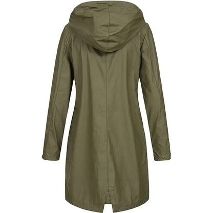 Windbreaker Raincoat Trench Coat for ladies