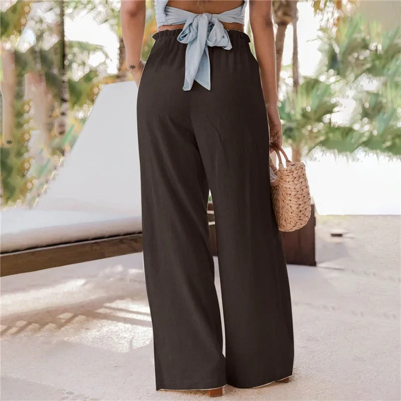 Women's wide-leg trousers