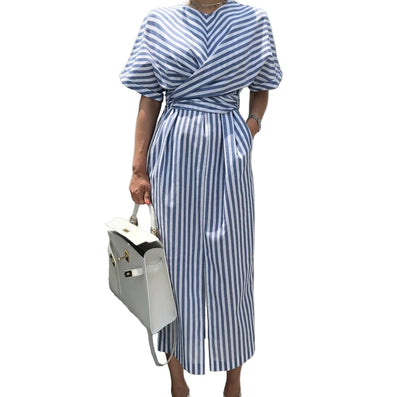 Striped Bandage Dress