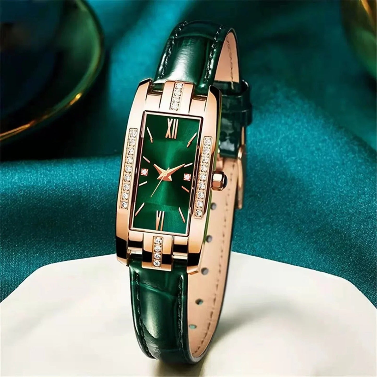 Elegant Luxury Square Ladies' Watch