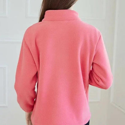 Winter warm fleece jacket for ladies
