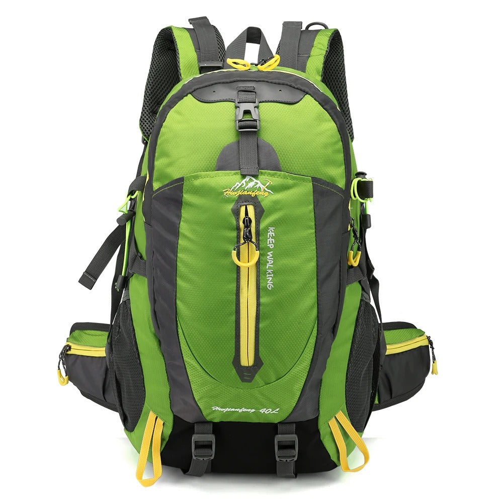 40L water-resistant travel backpack