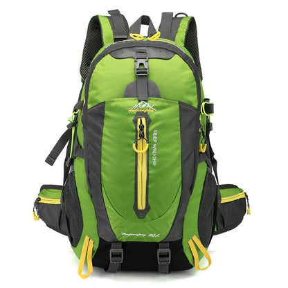 40L water-resistant travel backpack