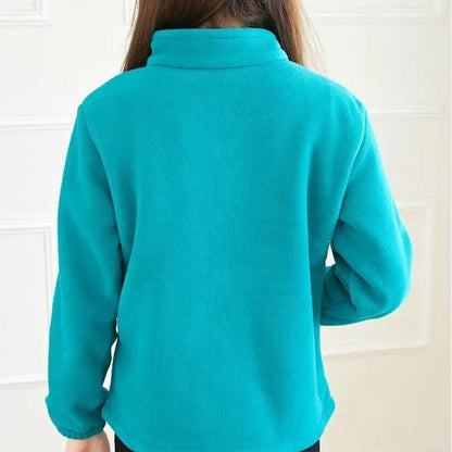 Winter warm fleece jacket for ladies