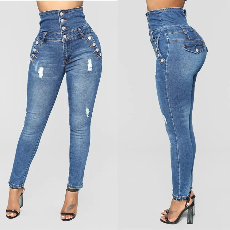 Women's denim trousers