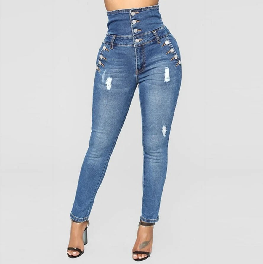 Women's denim trousers