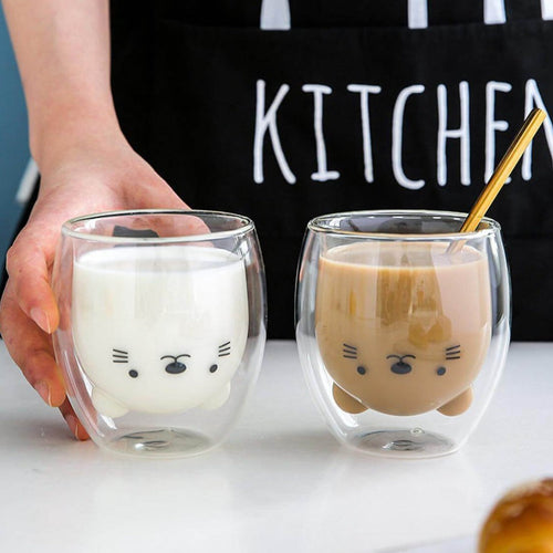 Double-layer coffee mug