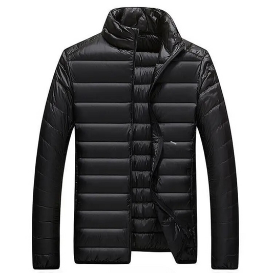 Ultralight white duck down jacket for men