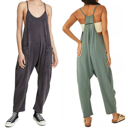 Women's Jumpsuit Casual Stretchy Cotton