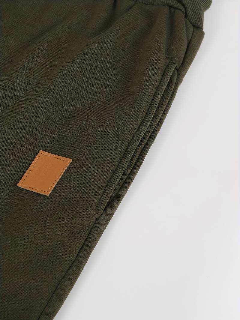 Men's Casual Trousers Loose Fit Cotton With Drawstring Drawstring