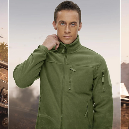 Men's full-zip fleece jacket