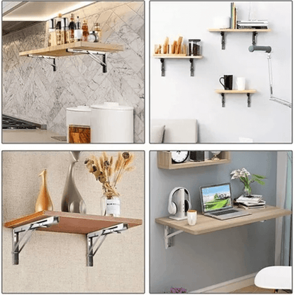 Opvouwbare Muur Plank Beugel (2stuks)