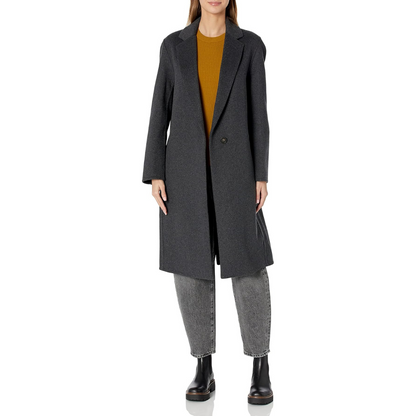 Classic straight women's coat