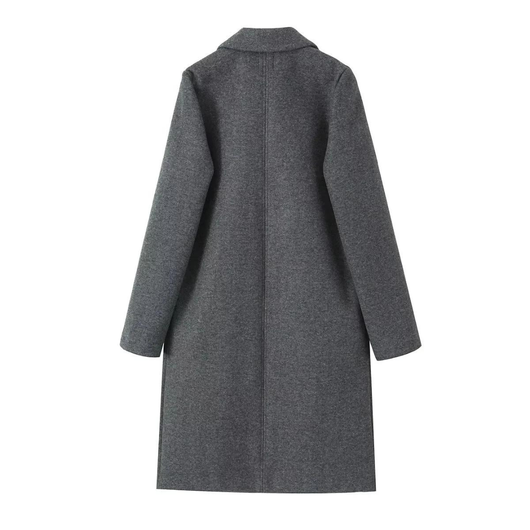 Classic straight women's coat