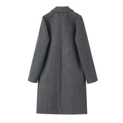 Classic straight women's coat