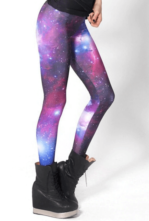3D Gedrukte Galaxy Leggings