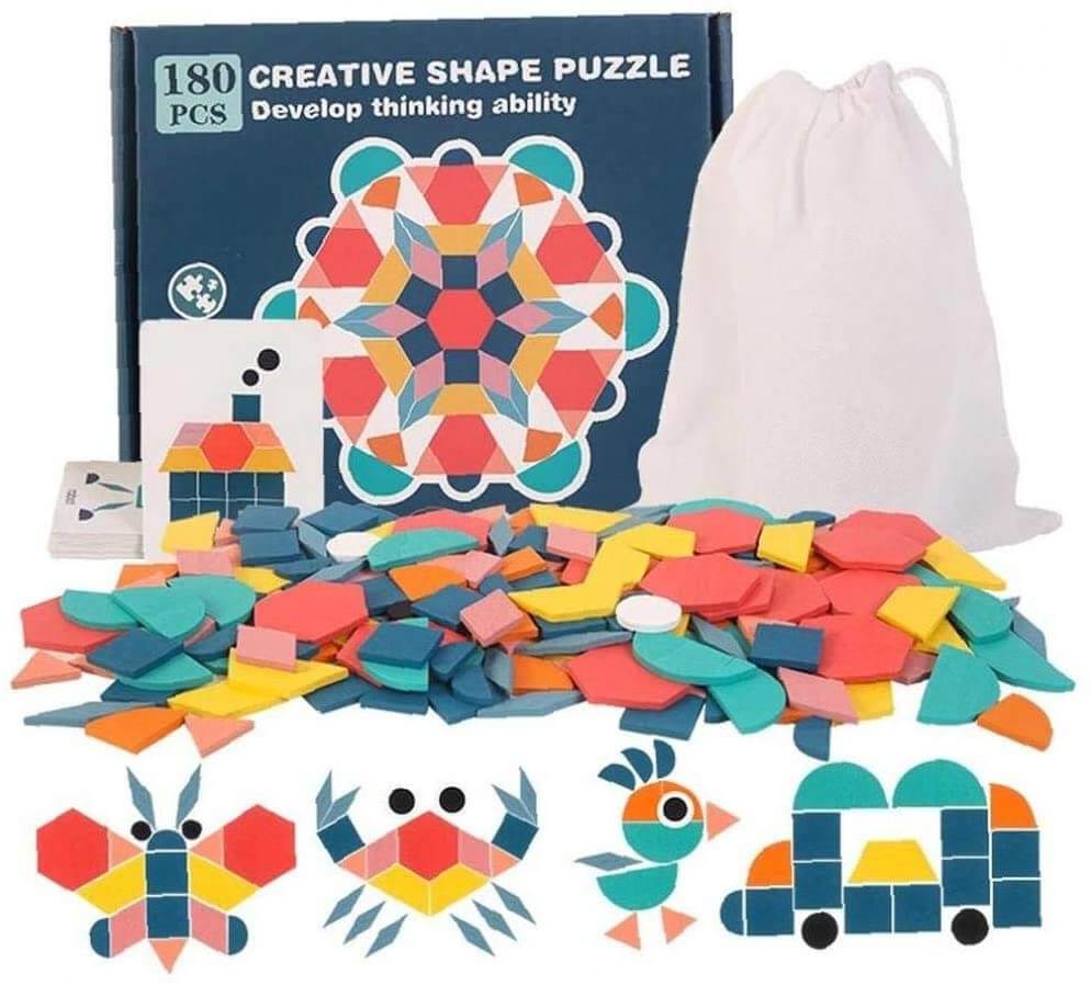 Creatieve Vormen Houten Puzzel