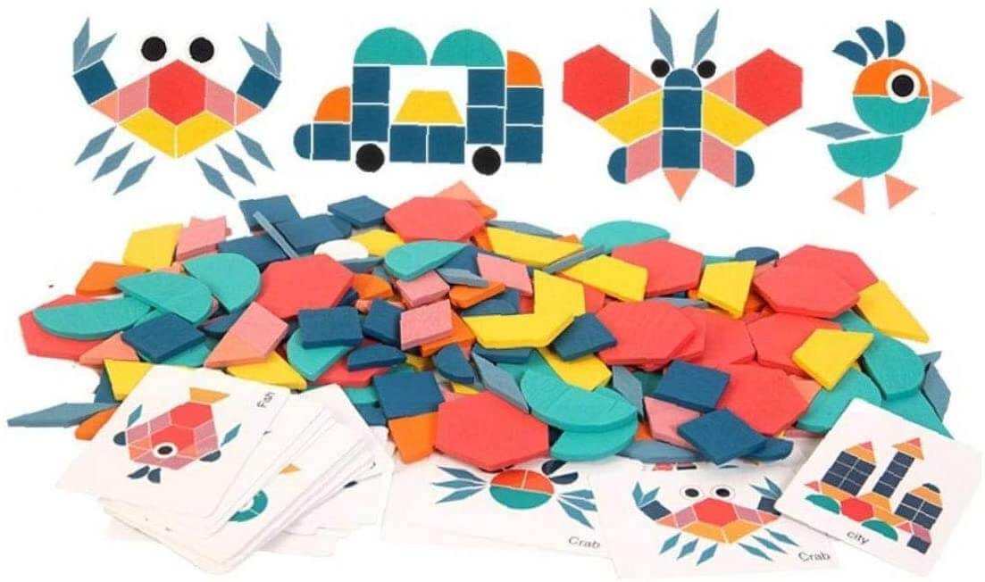 Creatieve Vormen Houten Puzzel