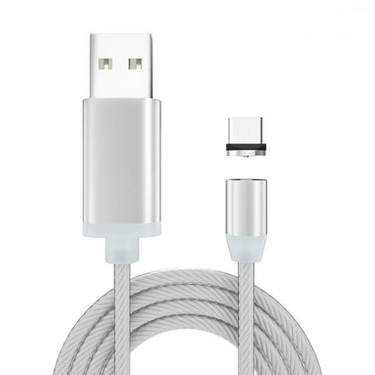 iGlow Glowing LED Magnetic 3 in 1 USB Charging Cable