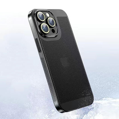 iPhone Case Black Elegant Galvanised Heat Dissipation 0.4 mm