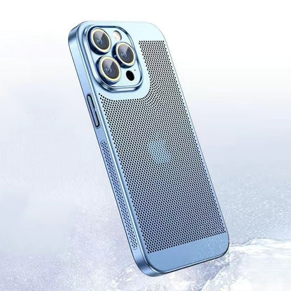 iPhone Case Black Elegant Galvanised Heat Dissipation 0.4 mm