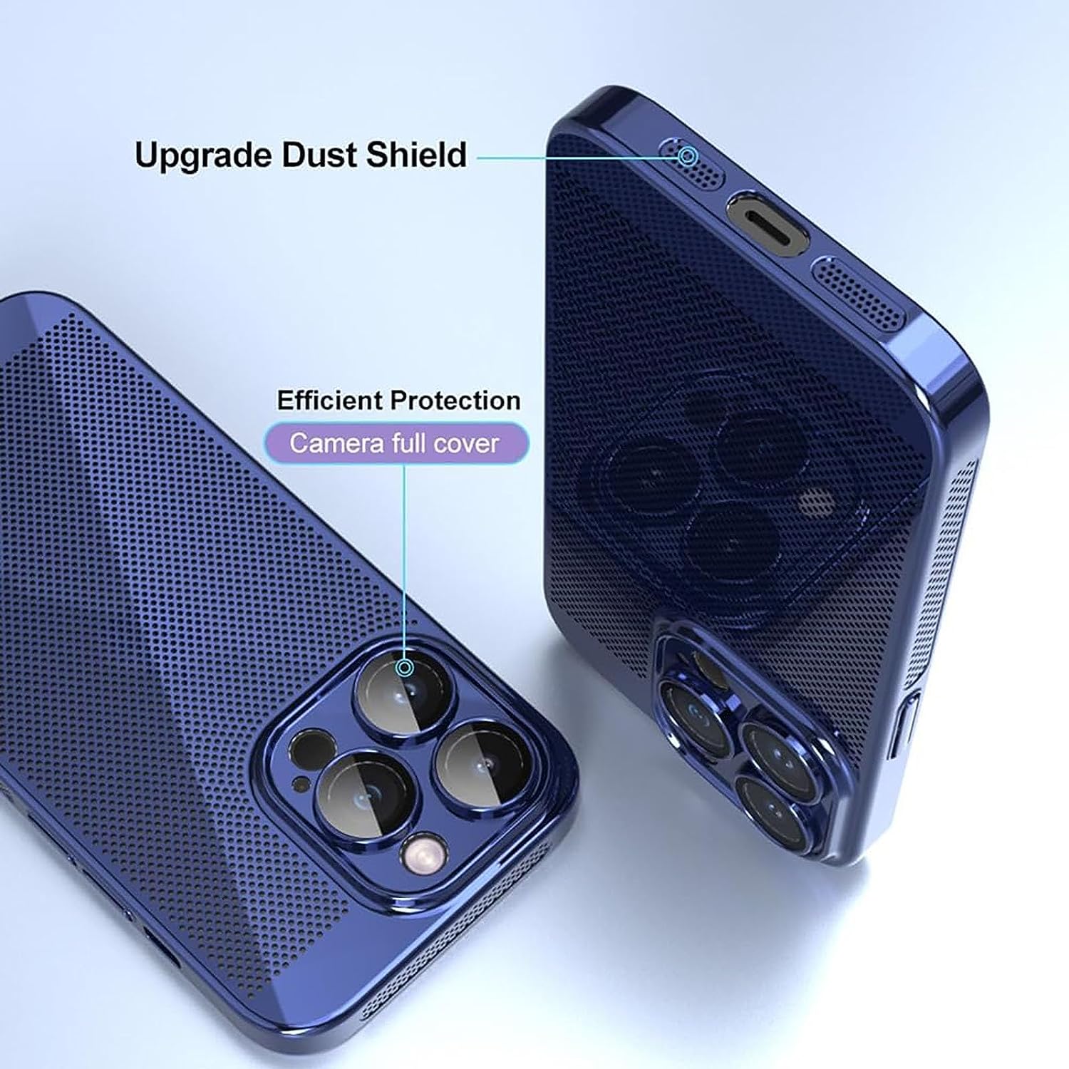 iPhone Case Black Elegant Galvanised Heat Dissipation 0.4 mm