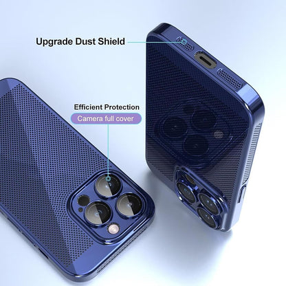iPhone Case Black Elegant Galvanised Heat Dissipation 0.4 mm