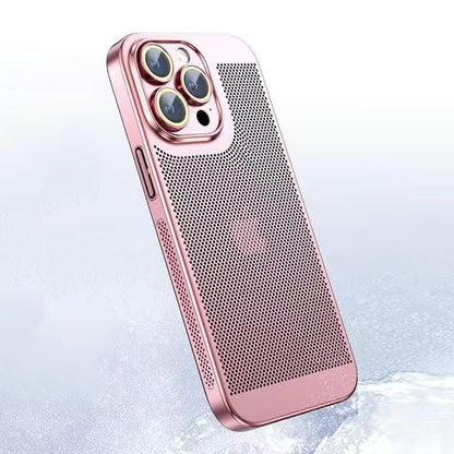 iPhone Case Black Elegant Galvanised Heat Dissipation 0.4 mm