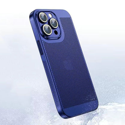 iPhone Case Black Elegant Galvanised Heat Dissipation 0.4 mm