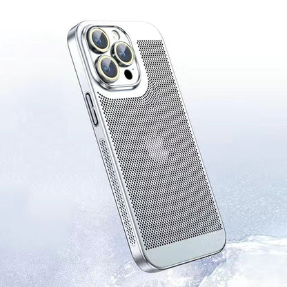 iPhone Case Black Elegant Galvanised Heat Dissipation 0.4 mm